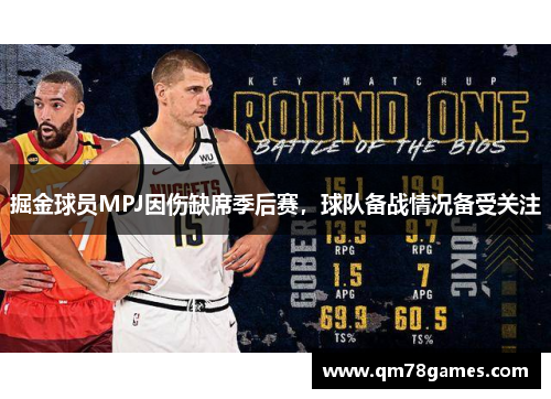 掘金球员MPJ因伤缺席季后赛，球队备战情况备受关注